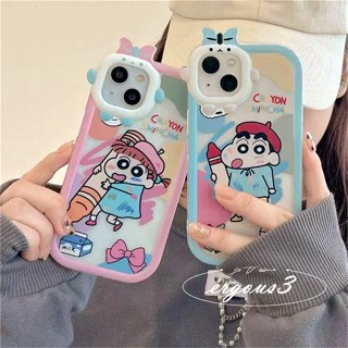 เคสโทรศัพท์มือถือ ลายการ์ตูนชินจังน่ารัก สําหรับ Samsung A04s A03 A13 A23 A33 A53 A73 A03s A02s A52 A52s A22 A71 A51 A32 A20 A30 A31 A21s A50 A50s A30s A11 M11 M02s