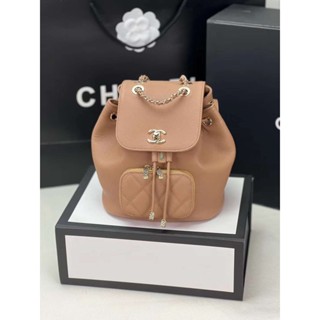 CHANEL BACKPACK  22B IN CAVEAR LEATHER  งาน vip