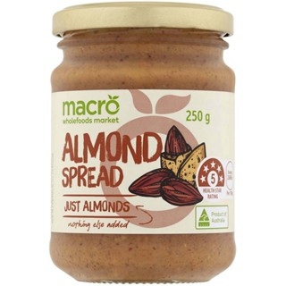 Natural Almond Spread Macro 250 G.