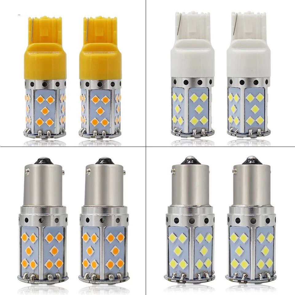 ไฟเลี้ยว ไฟถอย ไฟเบรค LED 35SMD (ชิป) สว่างกว่าหลอดเดิม (ราคา 1หลอด) สว่างมากๆ