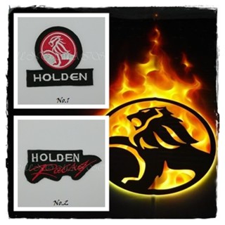 Holden ตัวรีดติดเสื้อ ตกแต่งเสื้อผ้า หมวก กระเป๋า กางเกงยีนส์ Embroidered Iron On Jacket Car