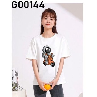 เสื้อยืด PROMOSI HEBAT STOK BERSEDIA G00144 ANGKASAWAN NASA SPACEMAN ASTRONAUT PUTIH BAJU COMEL BESAR MERAH_07