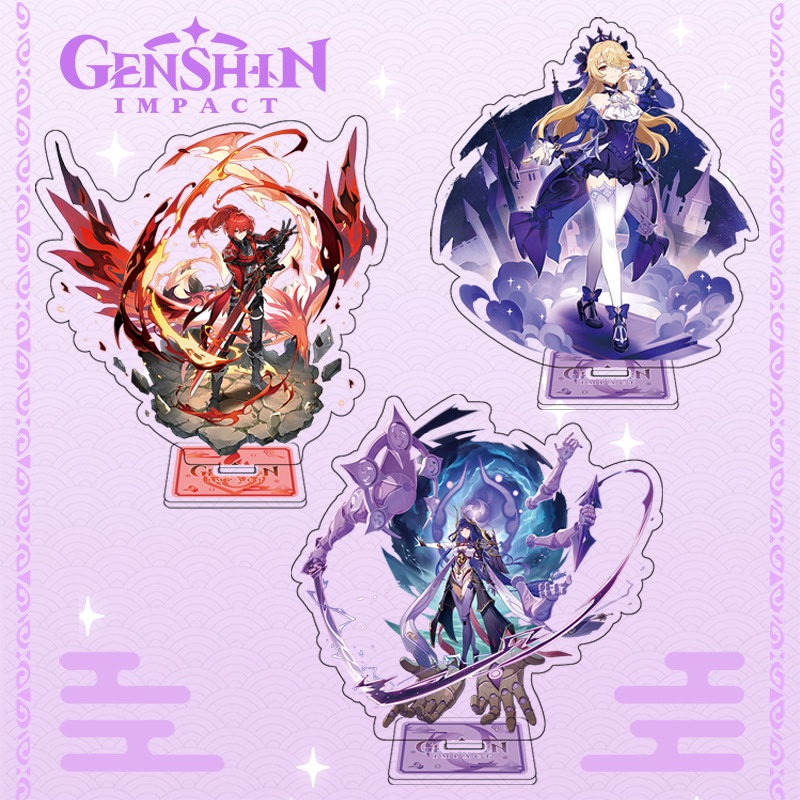 Genshin Impact Diluc-Red Dead of Night / Fischl-Ein Immer­nachts­traum