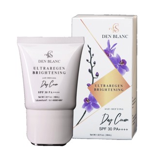 Den Blanc เดย์ครีม สารสกัดสเต็มเซลล์กล้วยไม้พรีเมี่ยม ผสมกันแดด SPF 30 PA ++++ หลอดขนาด 30 ml.