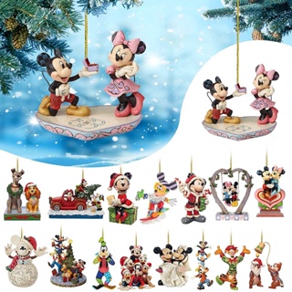 Mickey Mouse Minnie Goofy Duck Tigger Merry Christmas Tree Hanging  Pendant Car Pendant Xmas Party Decor Home Decoration