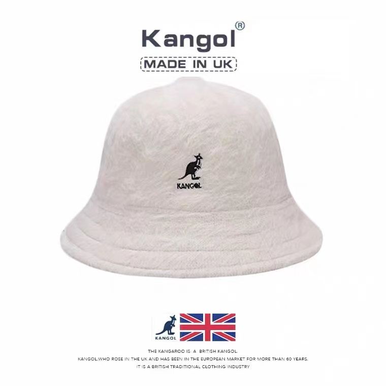 ขายส่งตรงจากโรงงาน หมวกบักเก็ต KANGOL แต่งขนกระต่าย ขนาดเล็ก แฟชั่นฤดูใบไม้ร่วง และฤดูหนาว สไตล์เกาหลี และญี่ปุ่น สําหรับผู้หญิง