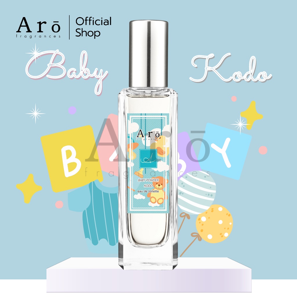 Aro Fragrances น้ำหอมกลิ่นแป้งเด็ก BABY PINK (เบบี้พิ้ง ไวท์ซากุระ)