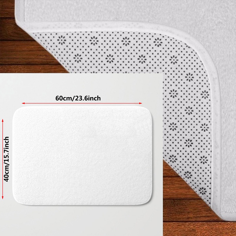 Art Stussy โลโก้ประตูพรมกันลื่น Pad ห้องน้ําอาบน้ําเสื่อกันลื่นพรม (60x40 ซม.) - รูปที่ 7