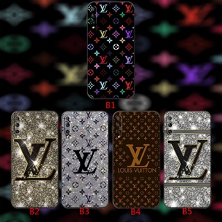 LOUIS VUITTON เคสโทรศัพท์มือถือ ซิลิโคนนิ่ม TPU กันกระแทก ลายหลุยส์วิตตอง สีดํา สําหรับ Honor X7 8X Max 9 9A 10 Lite 10i 20 Pro 20i 20e