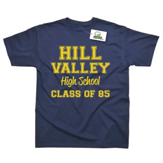 [COD] เสื้อยืด ผ้าฝ้าย 100% พิมพ์ลาย Hill Valley High Inspired By Back To The Future ของขวัญคริสต์มาส สํ