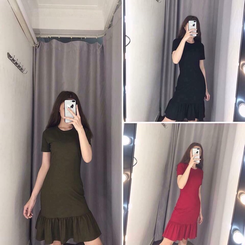 F422 ชุดเดรสหางปลา**