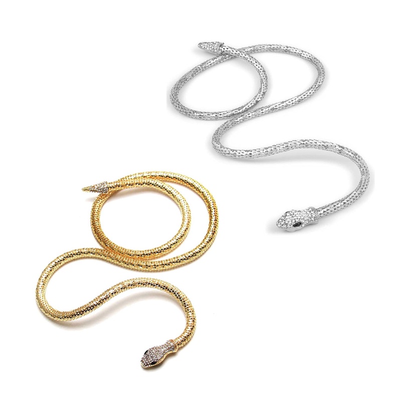 สร้อยคองู Noe สร้อยคออเนกประสงค์บิดแบบยืดหยุ่น สร้อยข้อมือ สร้อยคอปลอกคอ