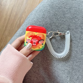 เคสหูฟัง ลาย The Powerpuff Girls สําหรับ airpods pro 2 1 2 pro 3 พร้อมพวงกุญแจ และสายคล้อง