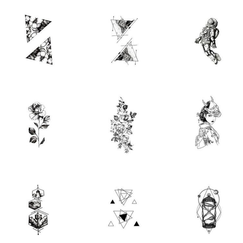 แทททูรอยสักกันน้ำ 15 วัน พร้อมส่ง 6x10 ซม แทคทูกันน้ํา รอยสักสติ๊กเกอร์ สติ๊กเกอร์รอยสัก สติกเกอร์รอยสัก - รูปที่ 2