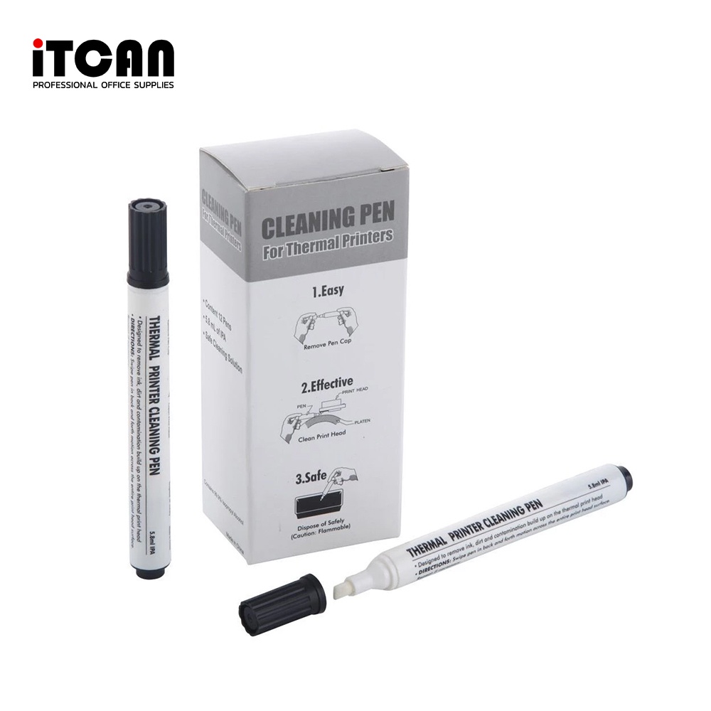 ปากกาทำความสะอาดหัวพิมพ์ Cleaning pen ความร้อน สําหรับเครื่องพิมพ์ความร้อน EasyPrint Gprinter iTCAN