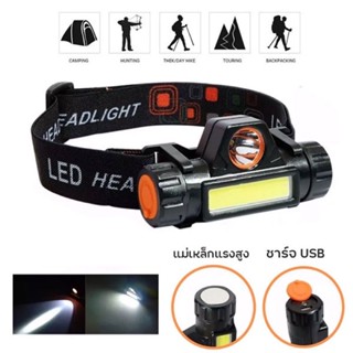 ไฟฉายคาดหัว ชาร์จไฟ USB รุ่น High-Lamp-led