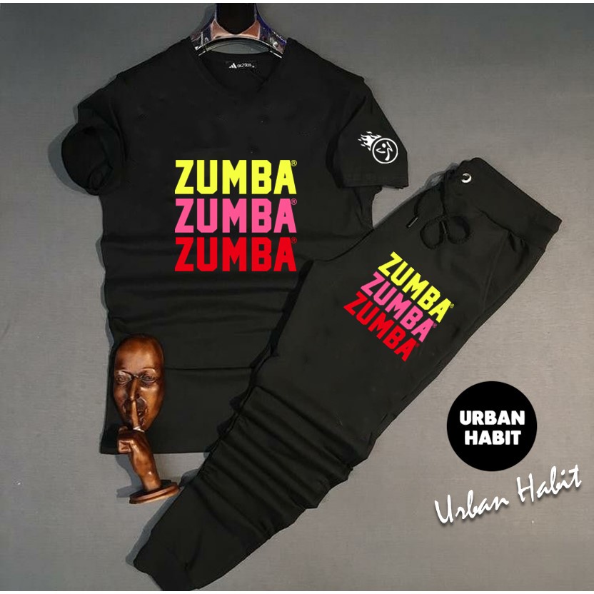 Zumba SET / ZUMBA GYMNASTIC SET / ชุดกีฬา / ชุดออกกําลังกาย / กางเกงจ๊อกกิ้ง / GYMNASTIC JOGGER / ZU
