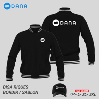 เสื้อแจ็กเก็ต พิมพ์ลายโลโก้ dana dtf พร้อมหมวก