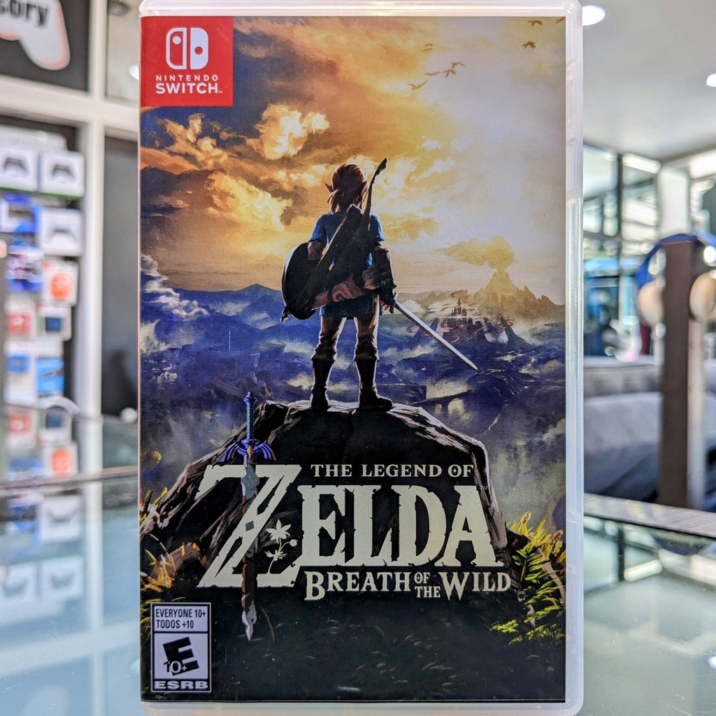 (ภาษาอังกฤษ) มือ2 The Legend of Zelda Breath of the Wild แผ่นเกม Nintendo Switch แผ่น NSW มือสอง