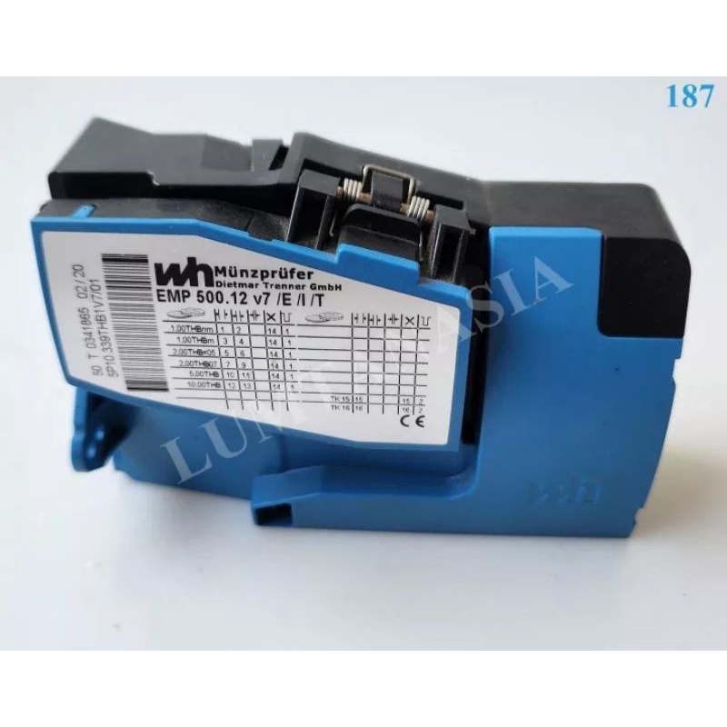 ตัวหยอดเหรียญ Electronic Coin selector EMP500.12 v7 สำหรับเครื่องซักผ้า(LTA00187)01082025