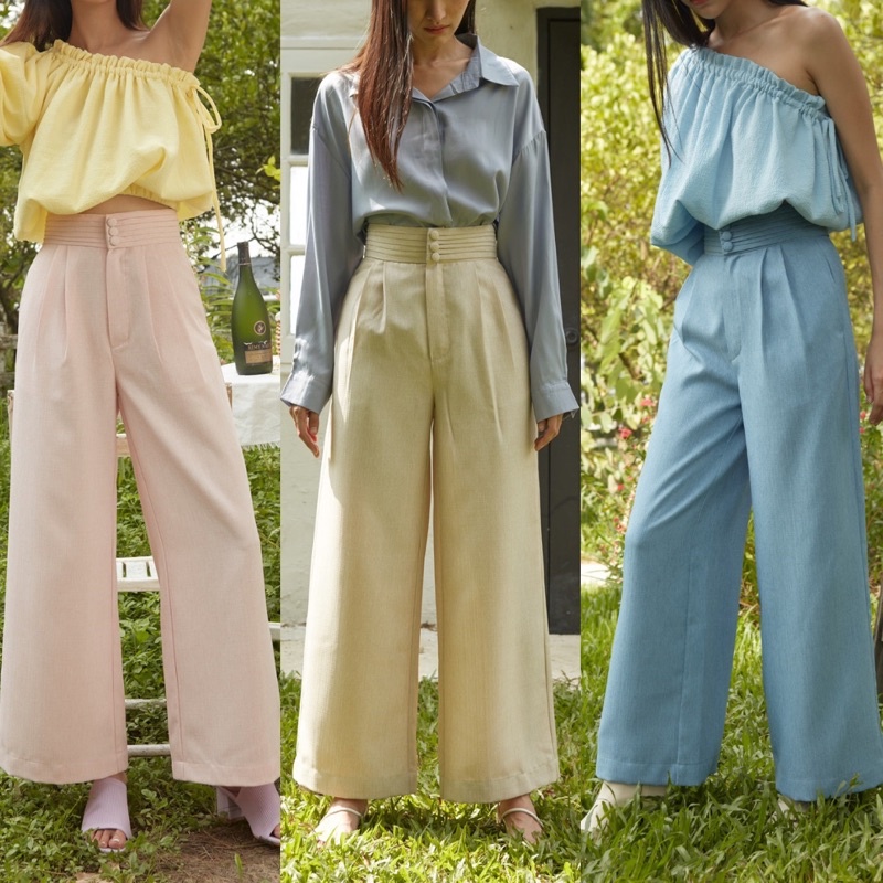 SALE!! nichii - Havana pant กางเกงขายาว (สินค้า sale ไม่รับเปลี่ยนหรือคืนทุกกรณี )