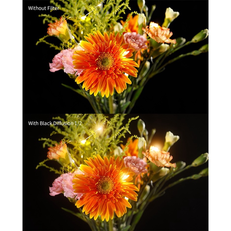 (ประกัน 2 ปี) K&F Nano-X Black Mist Diffusion 1/4 1/8 Special Effects Soft Filter Double Side Multi