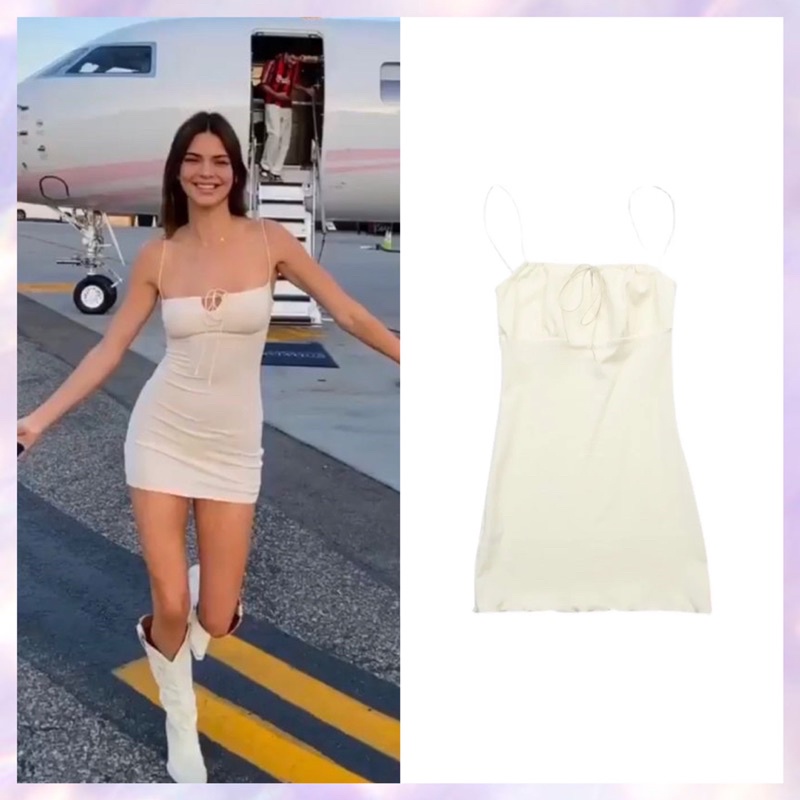 Preoder มินิเดรสสายเดี่ยวแบบเคนดัลล์ Kendall Jenner