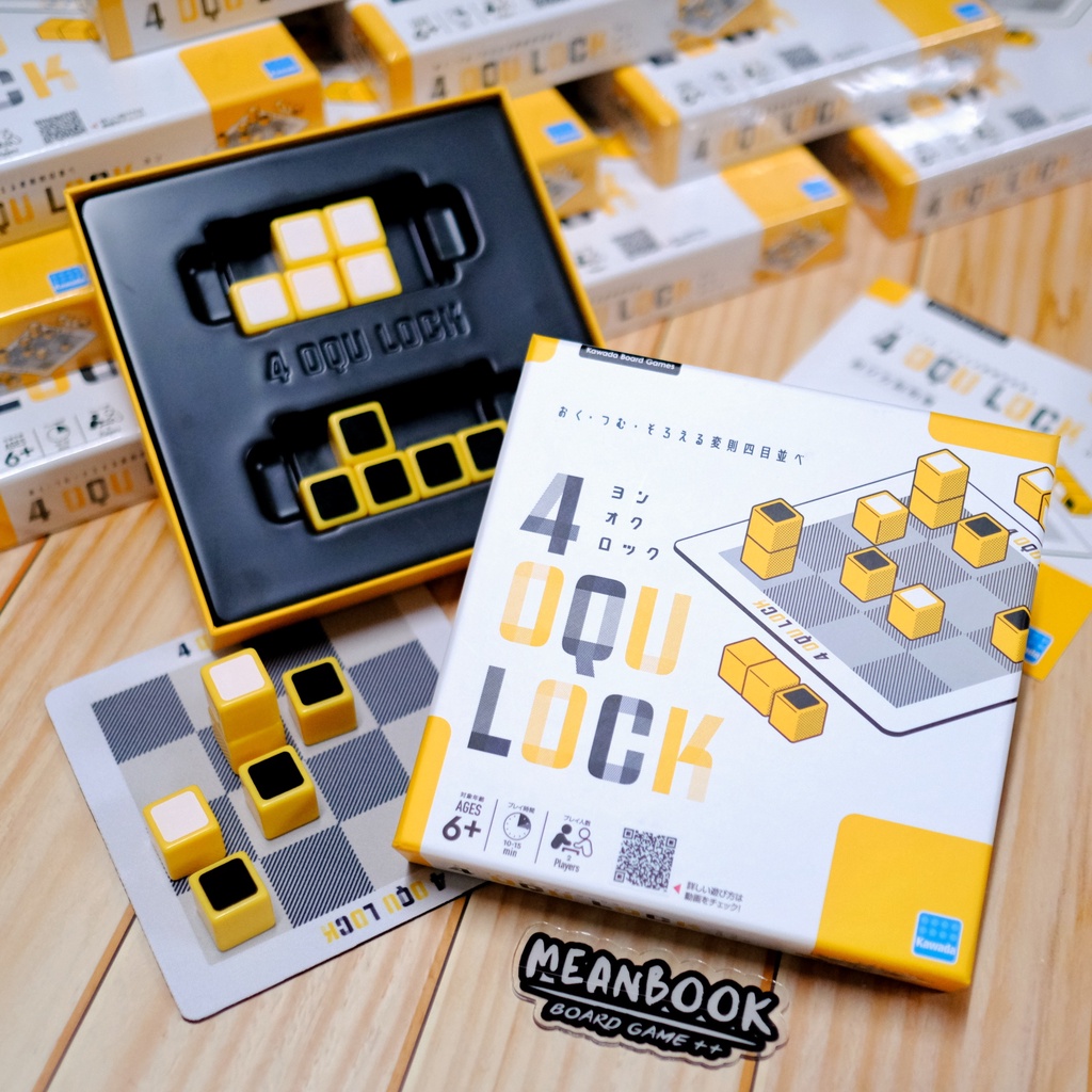 [แถมฟรีคู่มือภาษาไทย] 4 OQU LOCK Board Game Shopee Thailand