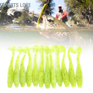 Sports Love 12Pcs Soft Bait Lure 70mm 2.9g Paddle Tail Set Aritificial Swimbaits for Saltwater Freshwater