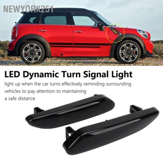 Newyork251 ไฟเลี้ยวไดนามิก Led เลนส์ควัน สําหรับ Cooper Countryman R60 2011–2016