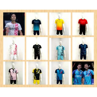 Y274 ชุดเสื้อเชิ้ตแบดมินตัน Fajri BWF world tour final 2022