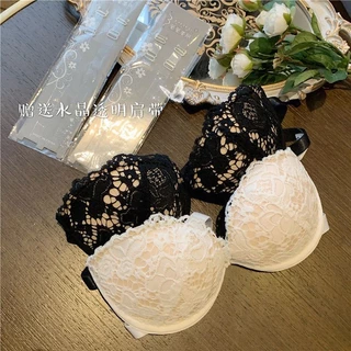 🌸BLXX🌸บราเกาะอก ลูกไม้ ดันทรงอกชิด ฟองน้ำหนา ไม่หลุด ไม่อ้า มั่นใจตลอดทั้งวัน