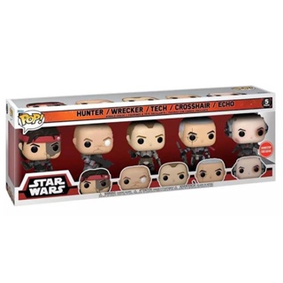 Funko Pop The Bad Batch Star Wars 5 Pack Exclusive