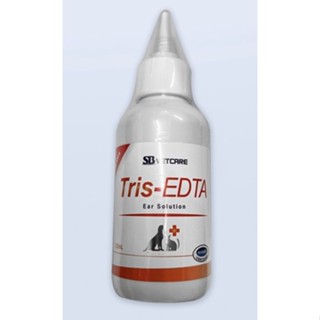 Tris EDTA ทริส อีดีทีเอ ✨ น้ำยาเช็ดหู สุนัขและแมว ทำความสะอาดง่าย ไร้กลิ่น 120 ml.