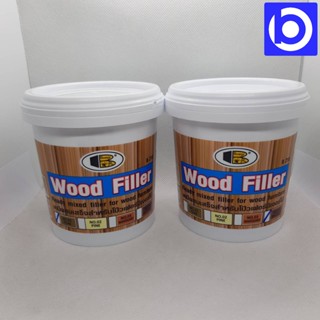 Wood Filler เคมีผสมเสร็จสำหรับโป๊วเฟอร์นิเจอร์ไม้ ยี่ห้อ Bosny รุ่น B218 มีให้เลือกหลายสี ขนาด 0.5 กก