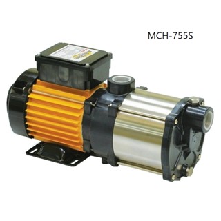 MITSUBISHI ปั๊มไฟฟ้าหลายใบพัด ปั๊มน้ำหอยโข่ง MCH755S   แรงดันสูง1x1นิ้ว 750W 1แรง Super Pump รุ่นMCH-755S