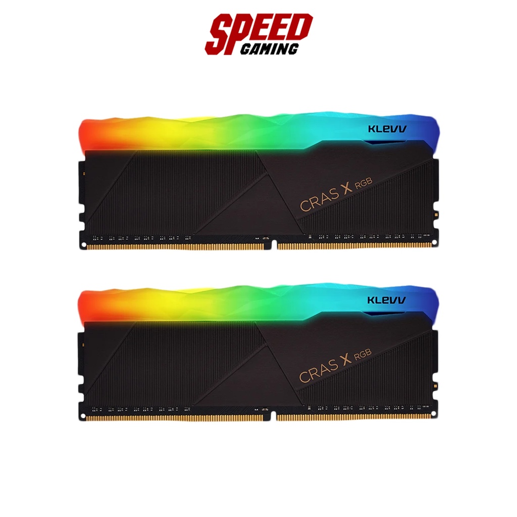 RAM PC (แรมพีซี) KLEVV CRAS X RGB 16GB (8GBx2) DDR4/3200 By Speed Gaming