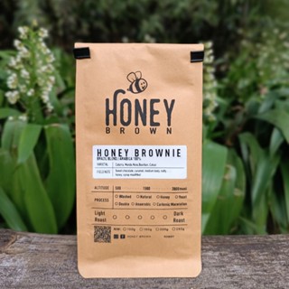 HONEY BROWN  กาแฟคั่ว HONEY BROWNIE (BRAZIL BLEAND)200g- 1kg