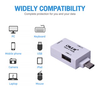 ตัวแปลงOKER TH-006 TYPE-C หัวเสียบ Type-C ตัวแปลงหัวUSBเป็นtype-c แปลงหัวยูเอสบีเป็นไทพ์ซี ไทด์ซี HUB หัวtype-c อุปกรณ์ย