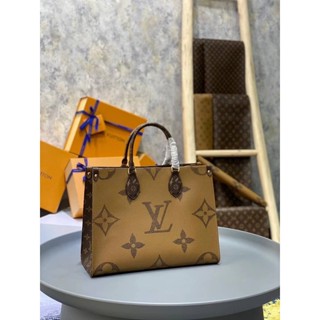 พร้อมส่ง New Louis vuitton onthego mm(Ori)VIP