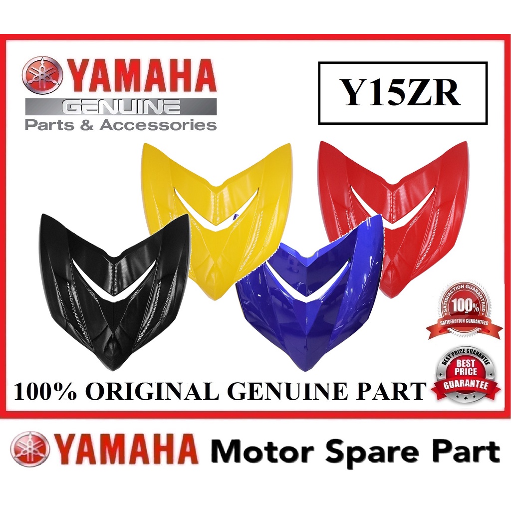 YAMAHA Y15ZR HORN COVER 0 B17-F3391-00 สีดํา HITAM TUDUNG DEPAN ฝาครอบด้านหน้า YSUKU Y15 V1 V2 YAMAH