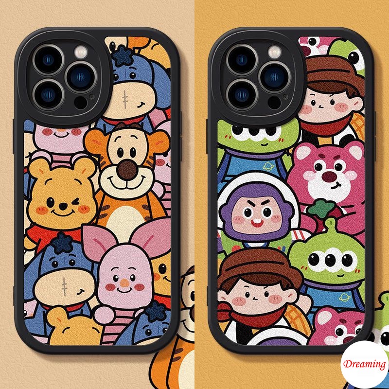 เคสโทรศัพท์มือถือ แบบนิ่ม ลายการ์ตูนสัตว์ ตาโต สําหรับ OPPO A98 A96 A95 A94 A93 A92 A91 A79 A78 A77S A76 A74 A57 A55 A54 A53 A38 A18 A33 A52 A31 A17 A16K A15S