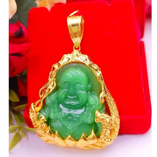 C42 จี้สร้อยคอ พระสังกัจจายน์ จี้หยก อรหันต์​แห่งความอุดมสมบูรณ์ "แห่งโชคลาภ"