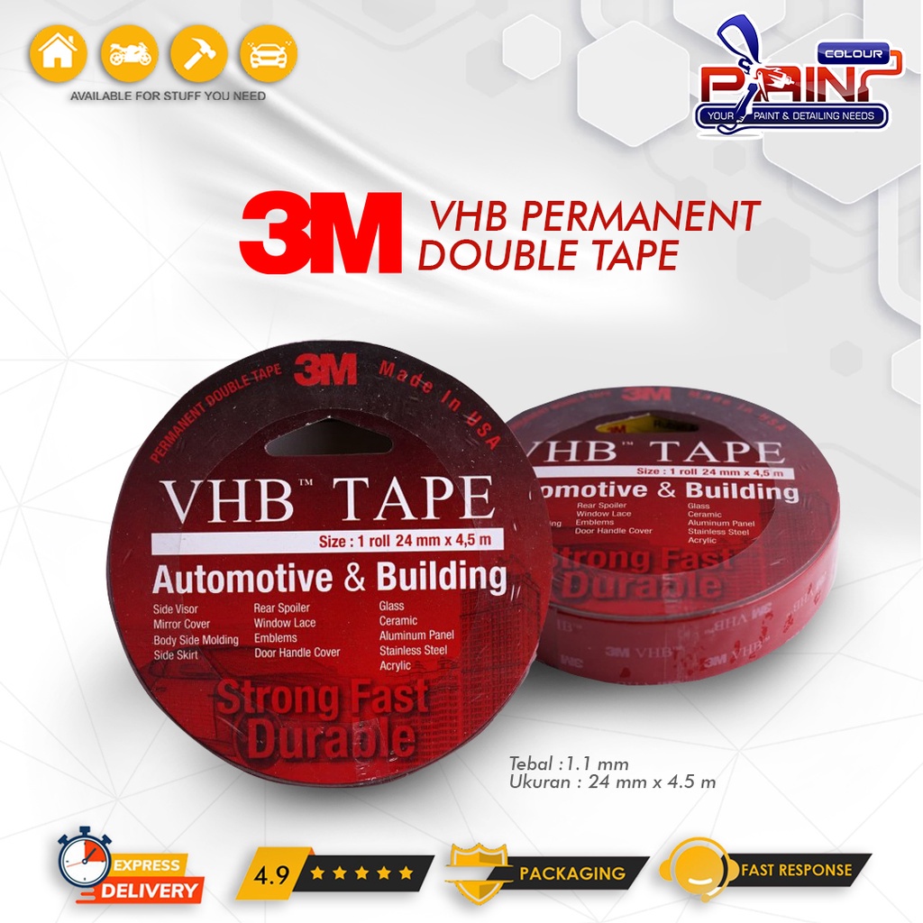 3M VHB เทปคู่ถาวร [24 มม.]