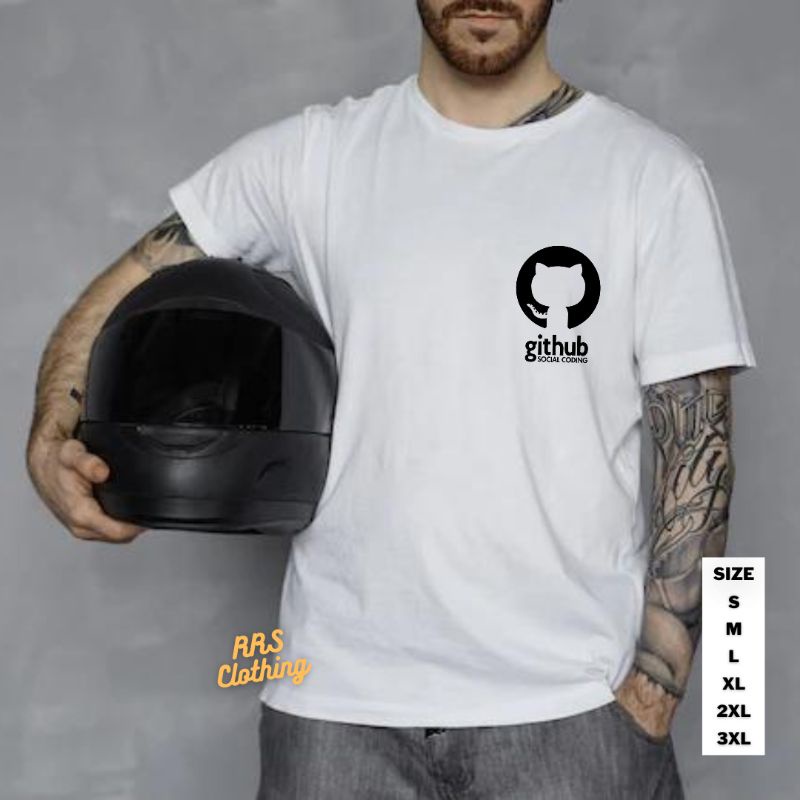 Github Social Coding Jumbo Programmer เสื้อยืด/เสื้อยืด Unisex/สมุดการเขียนโปรแกรม Coding