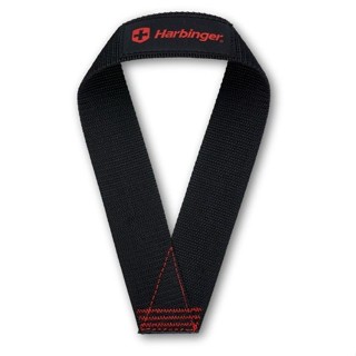 Harbinger Olympic Lifting Straps - Black สแตรป ลดอาการเมื่อยล้าในการจับบาร์ ยกได้หนัก นาน