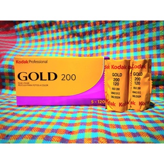 ฟิล์มสี Kodak Gold200(120)ใช้กับกล้องฟิล์ม Medium Format🎞📷