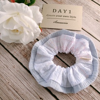 DAY 1 scrunchies โดนัทมัดผม ยางรัดผม