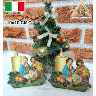 รูปไม้ตั้ง พระกุมารเยซูบังเกิด คริสต์มาส  The Nativity Story ศาสนาคริสต์ คาทอลิก อิตาลี Italy Catholic Jesus