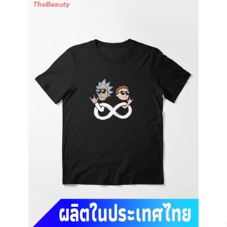 Fashion Printed T-Shirt 2022 discount American Cartoon Rick And Morty Short Sleeve And Forever Essentiaเสื้อยืด_49